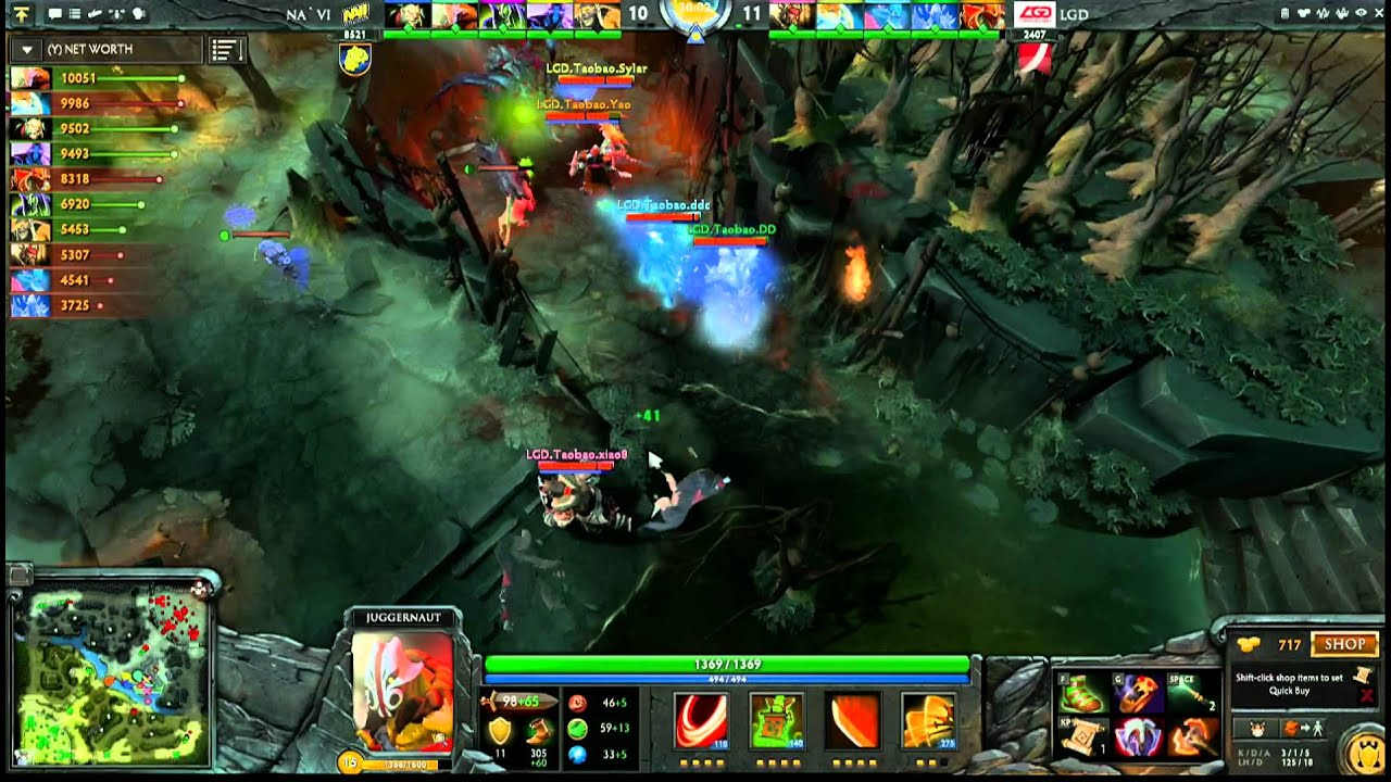 LGD vs Na'Vi -  Winner Bracket Semifinals Game 2 - The International - English Commentary