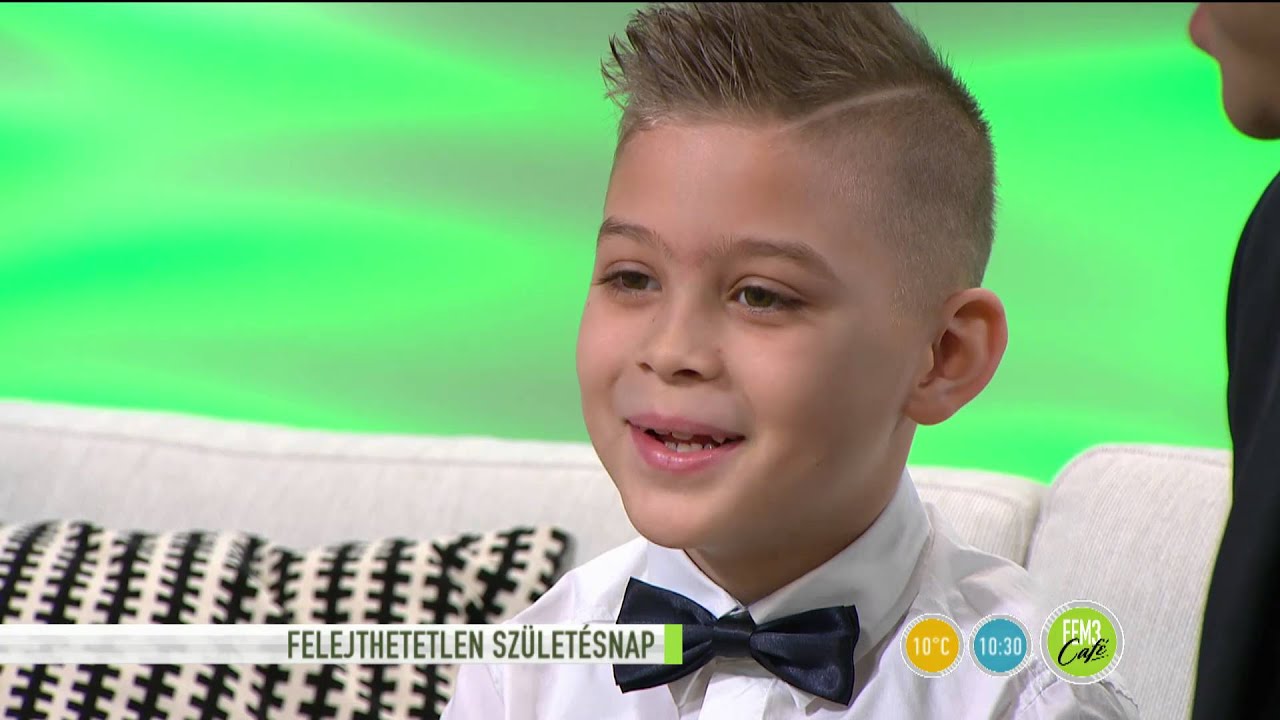 Megható ajándékkal lepte meg Bódi Csabi a kisfiát - 2016.02.22.-tv2.hu/fem3cafe