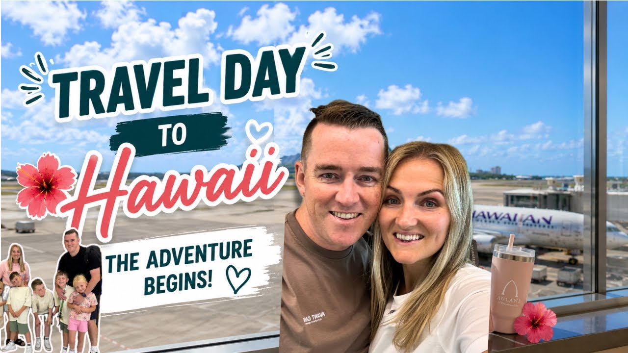Travel Day to Hawaii | Virgin Atlantic | Travel Day Vlog | Disneys Aulani | Family Travel Day