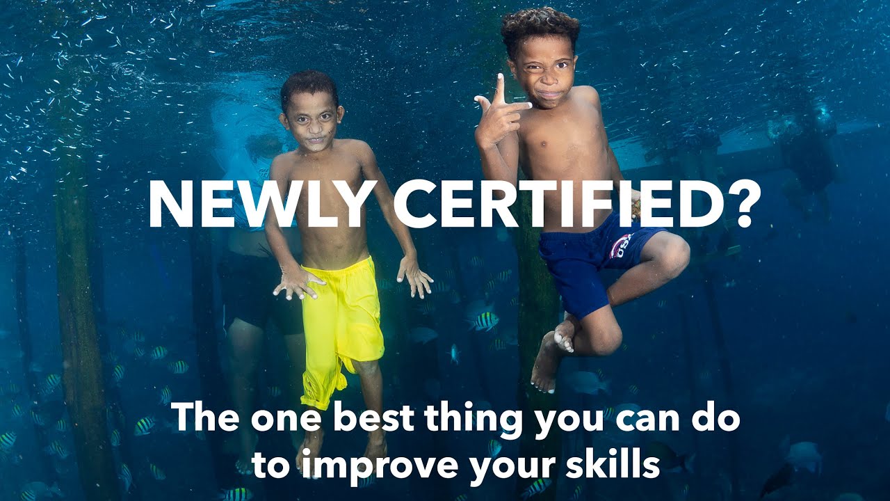 One thing all new divers should do after certification