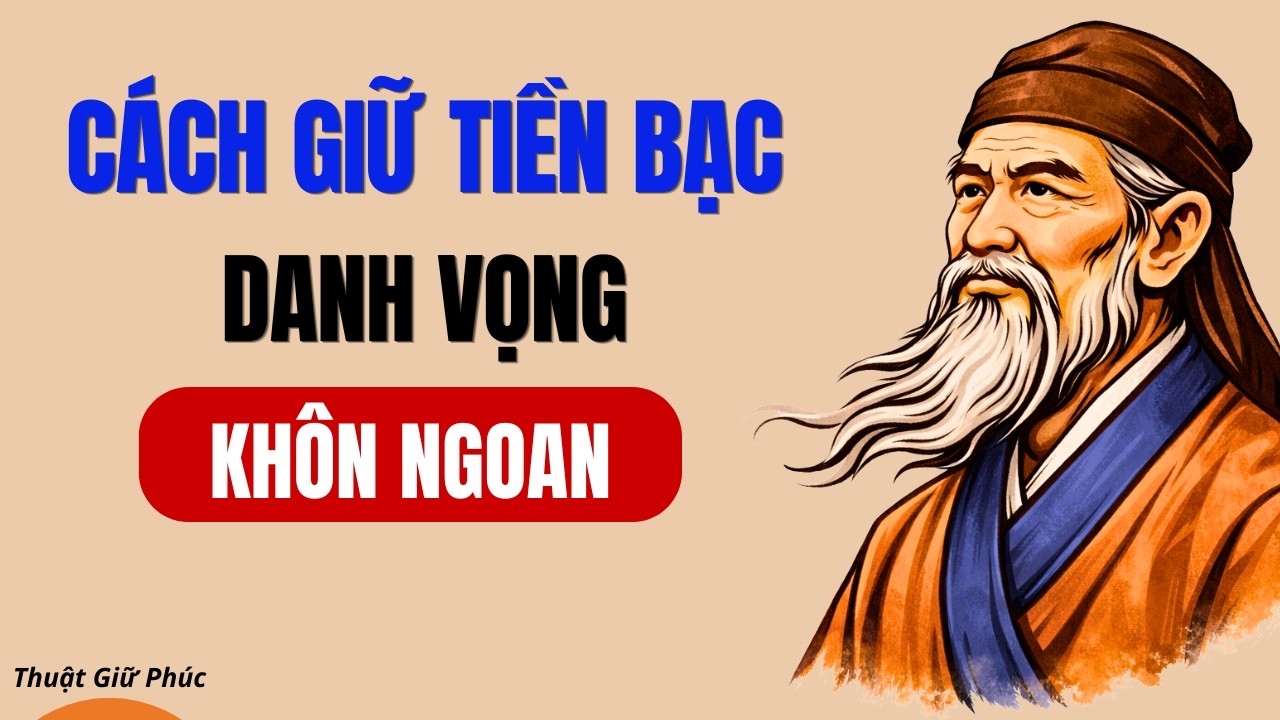 CỐ NHÂN DẠY: cách Giữ TIỀN BẠC và DANH VỌNG khôn ngoan