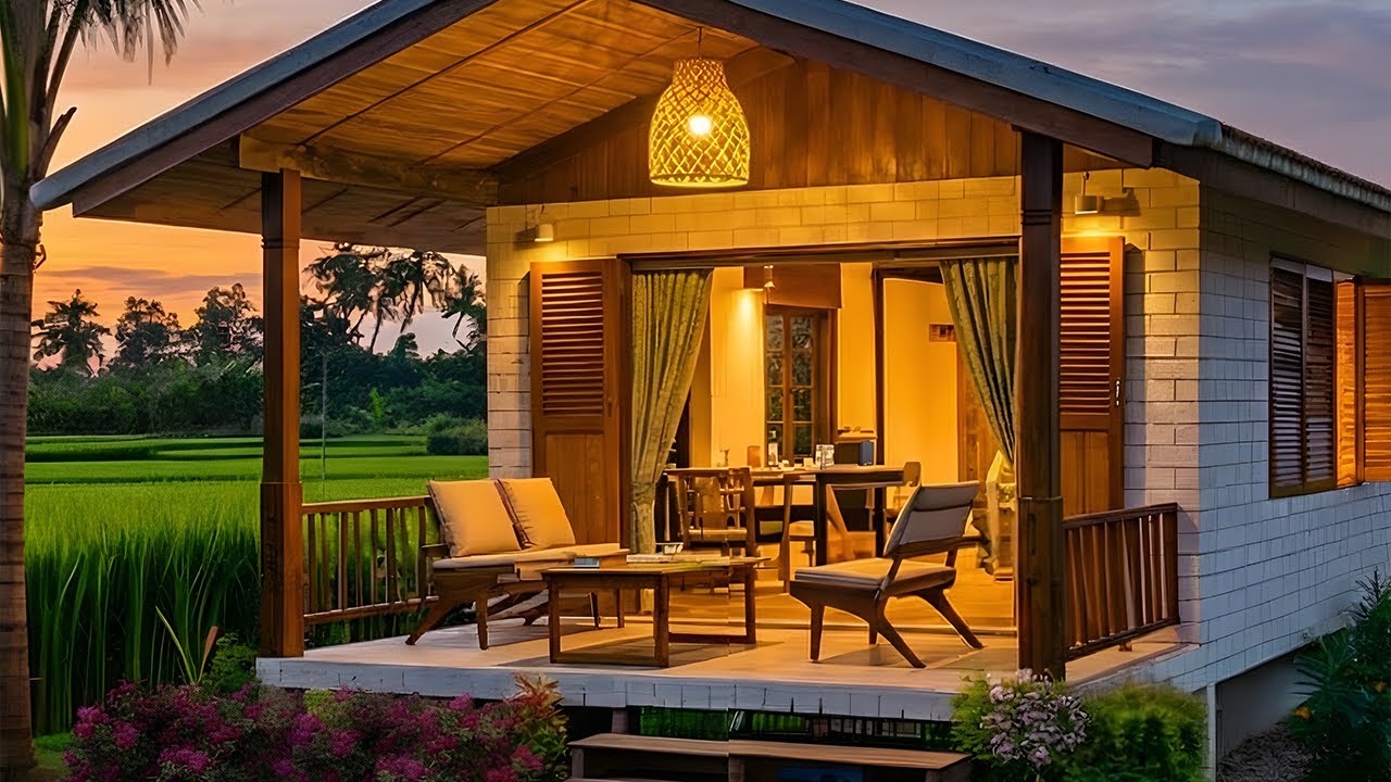 🌿 Tropical Garden House | Small Resort-Style Home Surrounded by Nature | Minmax House