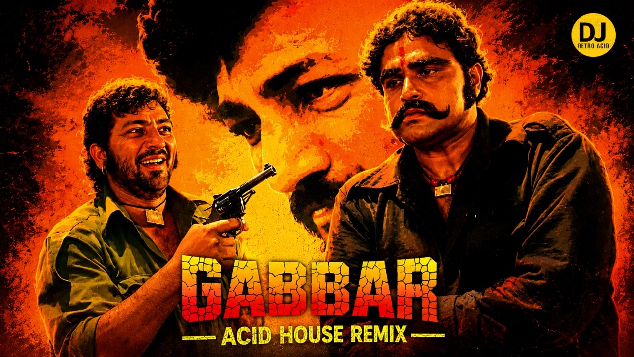 GABBAR &ndash; Acid House Remix | Sholay | Amjad Khan | Sanjeev Kumar | DJ Retro Acid |