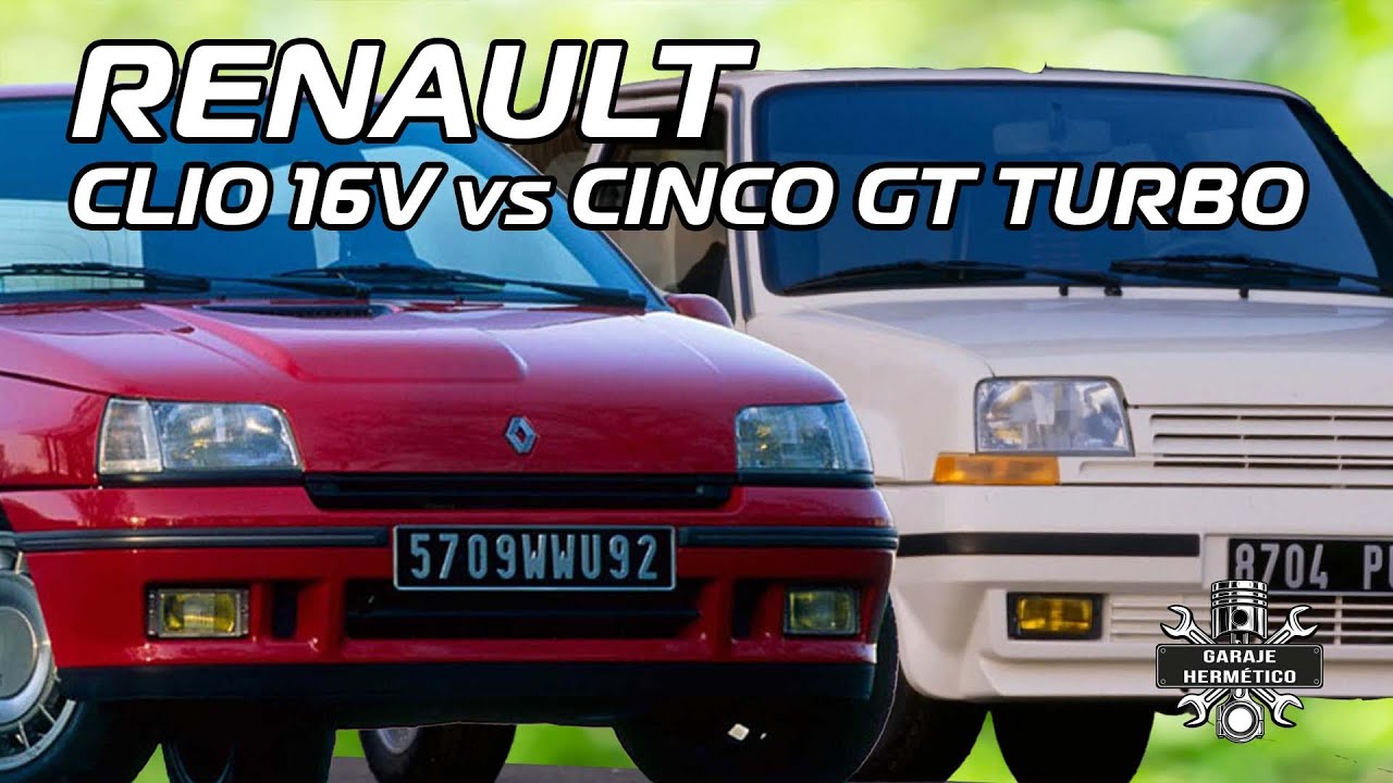 RENAULT 5 GT Turbo vs Clio 16V: Comparativa Vintage