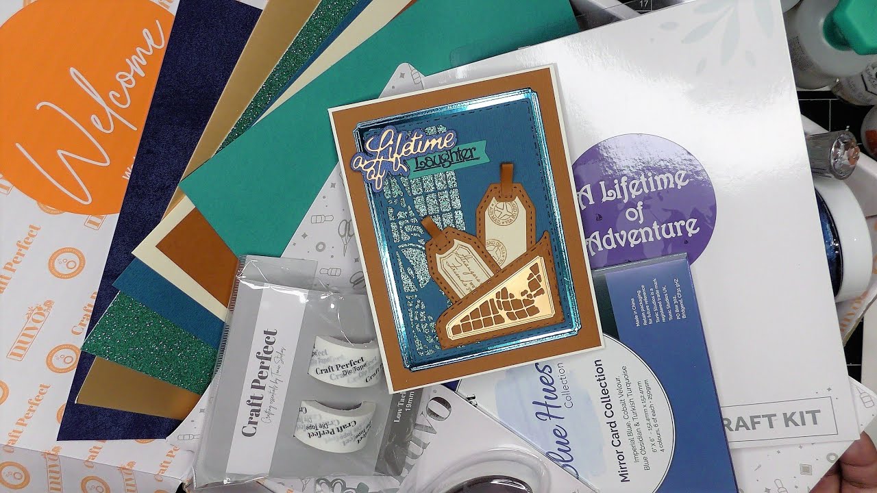 Tonic Studios Craft Kit #70: A Lifetime of Adventure Unboxing, Review & Card Tutorial!