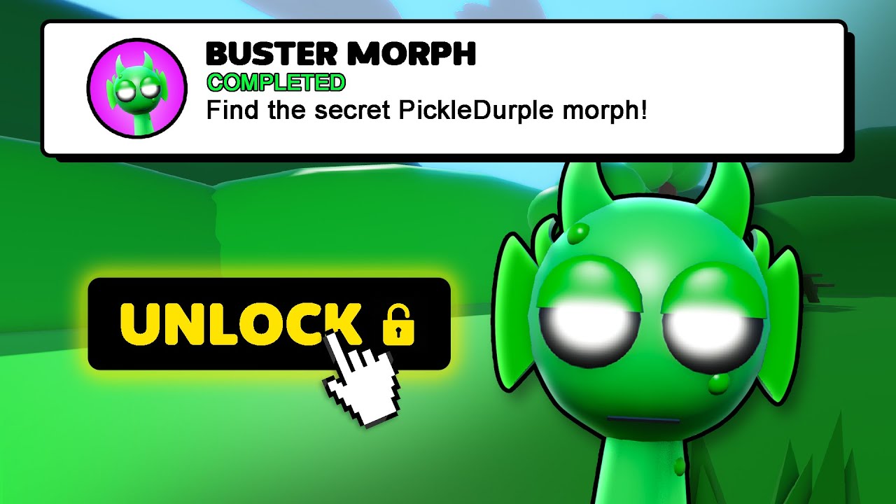 У меня есть свой собственный морф в 3D Sprunki RP и анимации