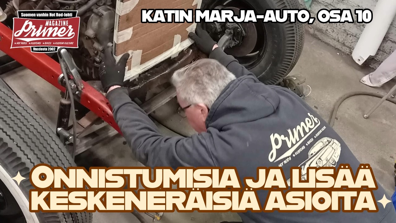 Katin Marja auto, osa 10 - Onnistumisia ja lisää keskeneräisiä asioita