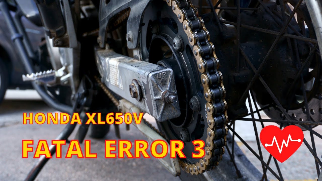 #20 HONDA XL650V TRANSALP - FATAL ERROR 3 😱😱😱