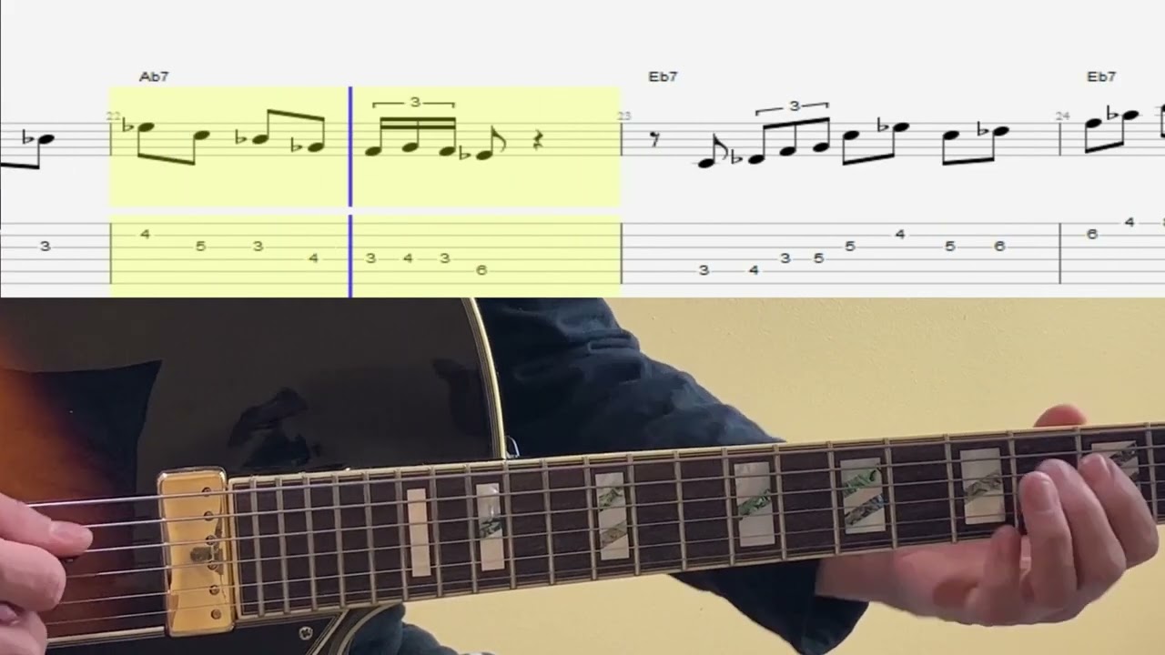 Sandu - Eb Jazz Blues Etude - Wes Montgomery Style