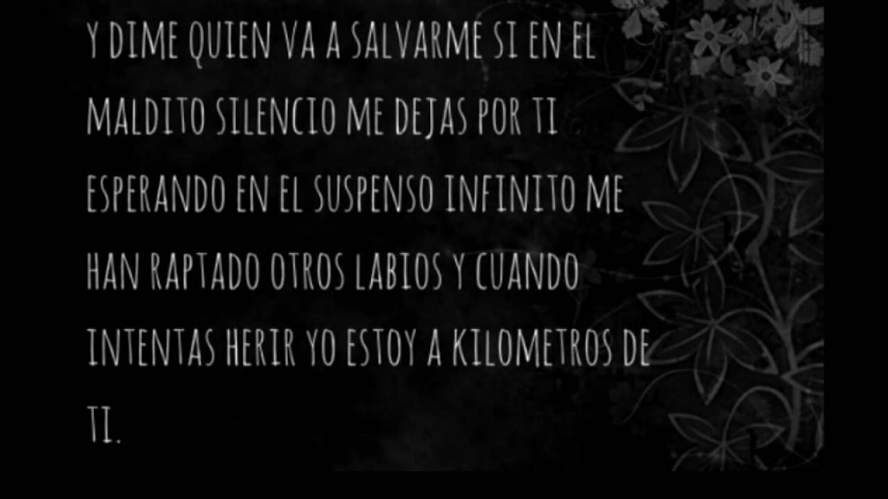Quien va a salvarme -Tragico Ballet con letra