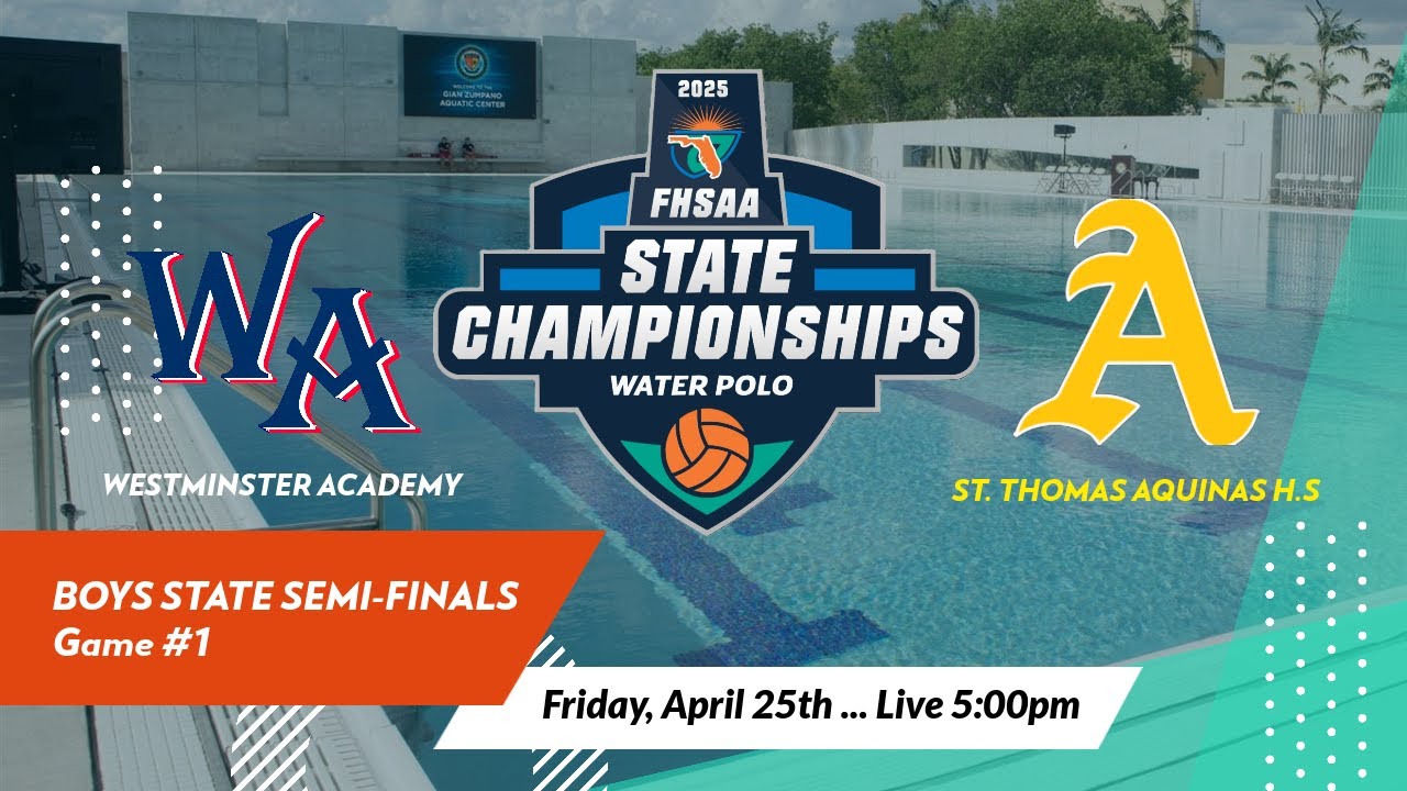 WESTMINSTER ACADEMY (Lions) vs. St. THOMAS AQUINAS (Raiders) - State Semi-Finals Game 1...04/25/2025