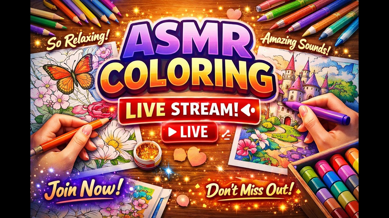 zaybee ASMR relaxing asmr coloring