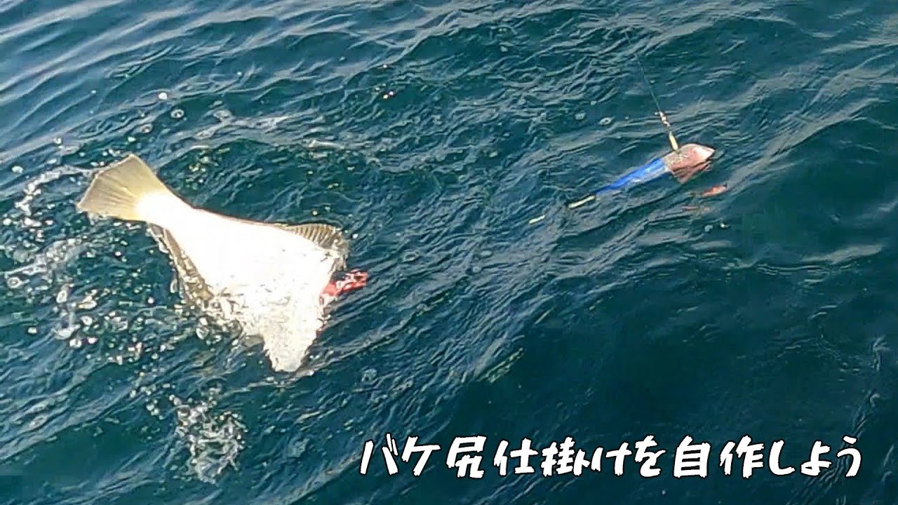 【How to fishing】ヒラメのバケ尻仕掛けを自作して、ヒラメを釣りに行った