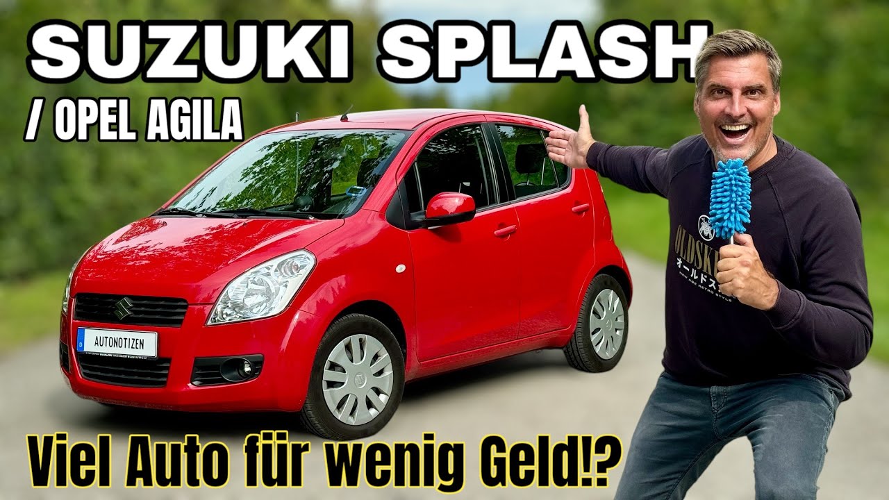 6.000 Euro! SUZUKI SPLASH - den gibt es auch als OPEL AGILA | Test | Review | Gebrauchtwagen