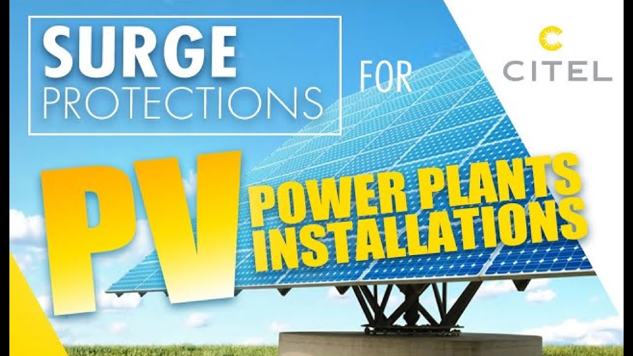 CITEL surge protectors for PV power plants installations