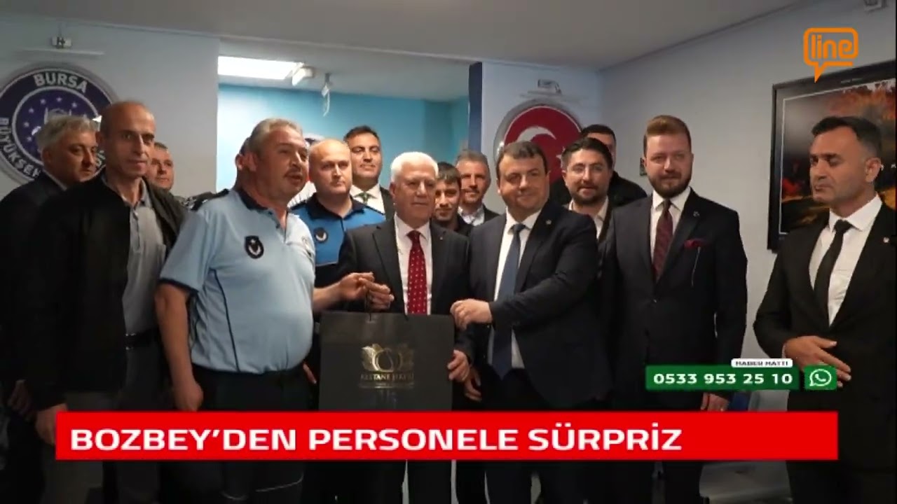 BOZBEY'DEN PERSONELE SÜRPRİZ