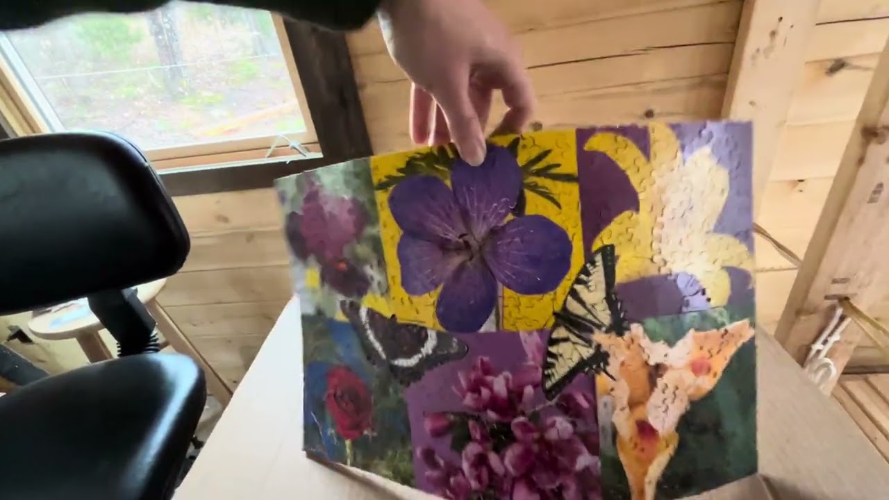 Flower Montage Puzzle - Pick up Challenge