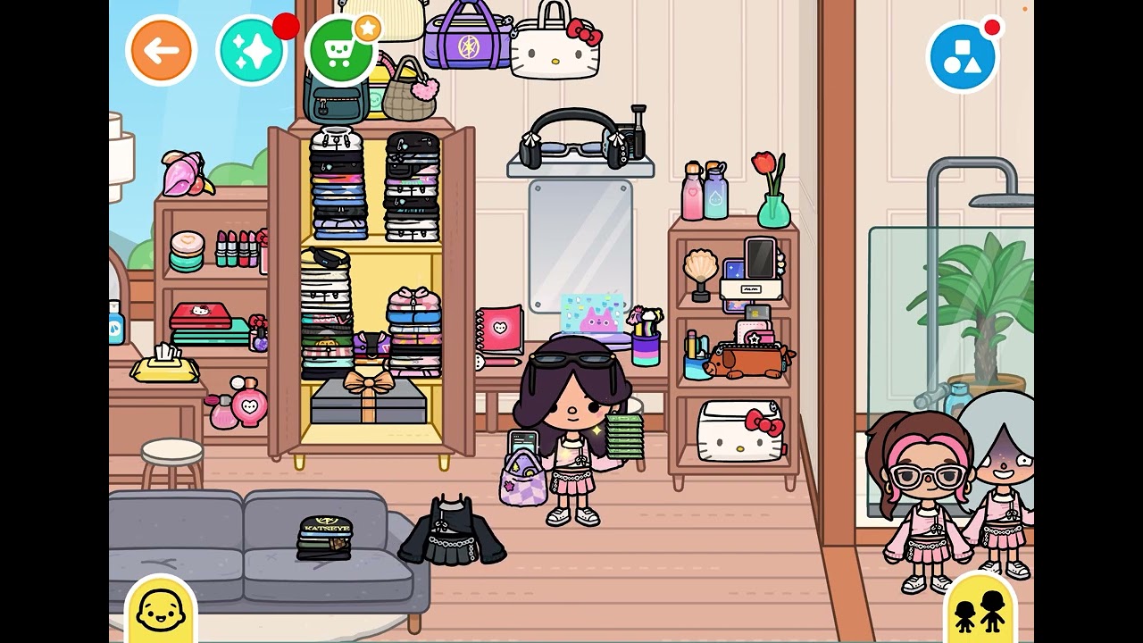 Going to the cafe with my sisters “Toca Boca” #tocaboca #tocalifeworld #tocabocalovestory 