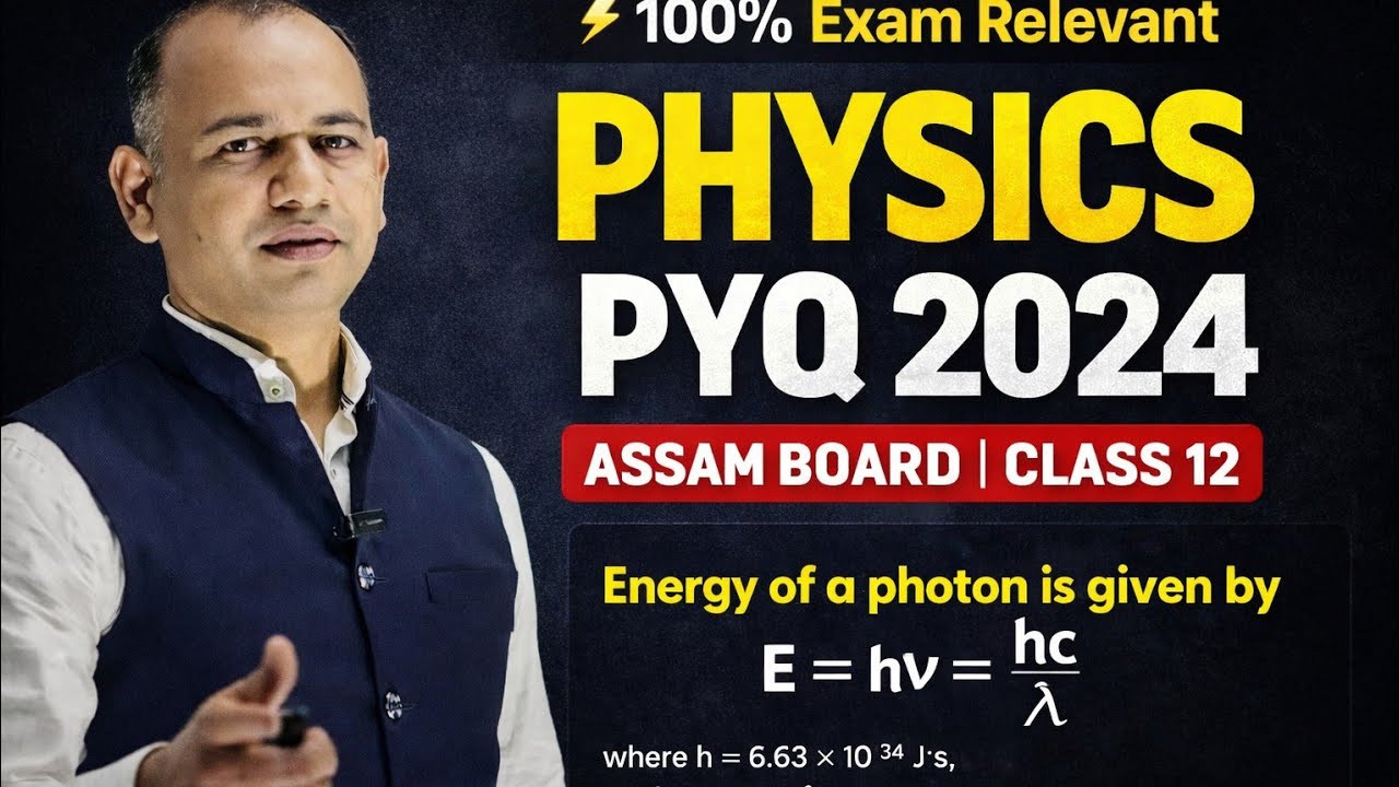 Calculate the energy of an incident photon of a monochromatic light// class xii physics PYQ 2024 