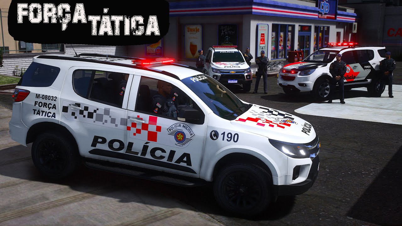 FORÇA TÁTICA OCORRÊNCIA de ASSALTO | GTA 5 POLICIAL