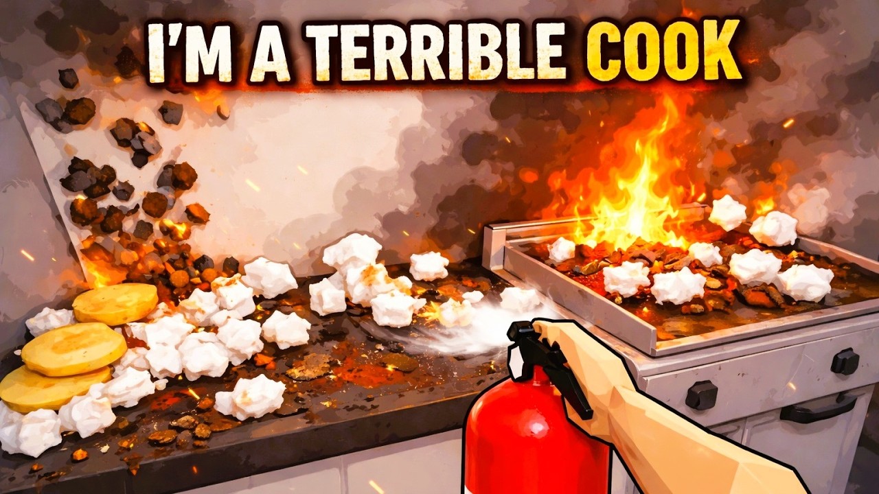 One-Armed Cooking Is NOT Easy!