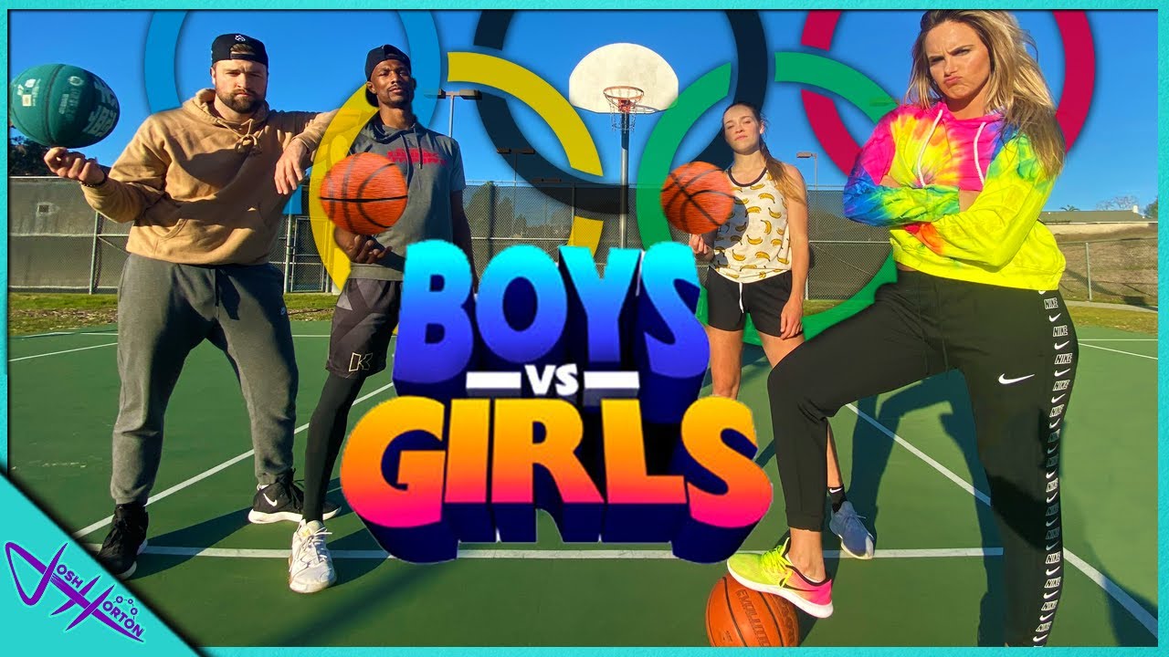 BOYS vs GIRLS BASKETBALL OLYMPICS CHALLENGE! *INSANE ENDING*