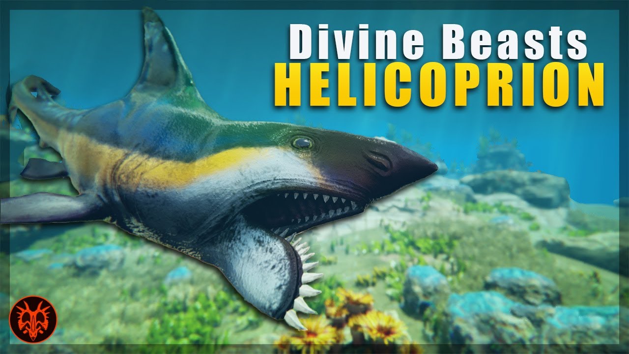 The New CHAINSAW Shark Mod HELICOPRION! | Path of Titans Dinosaur Survival Game