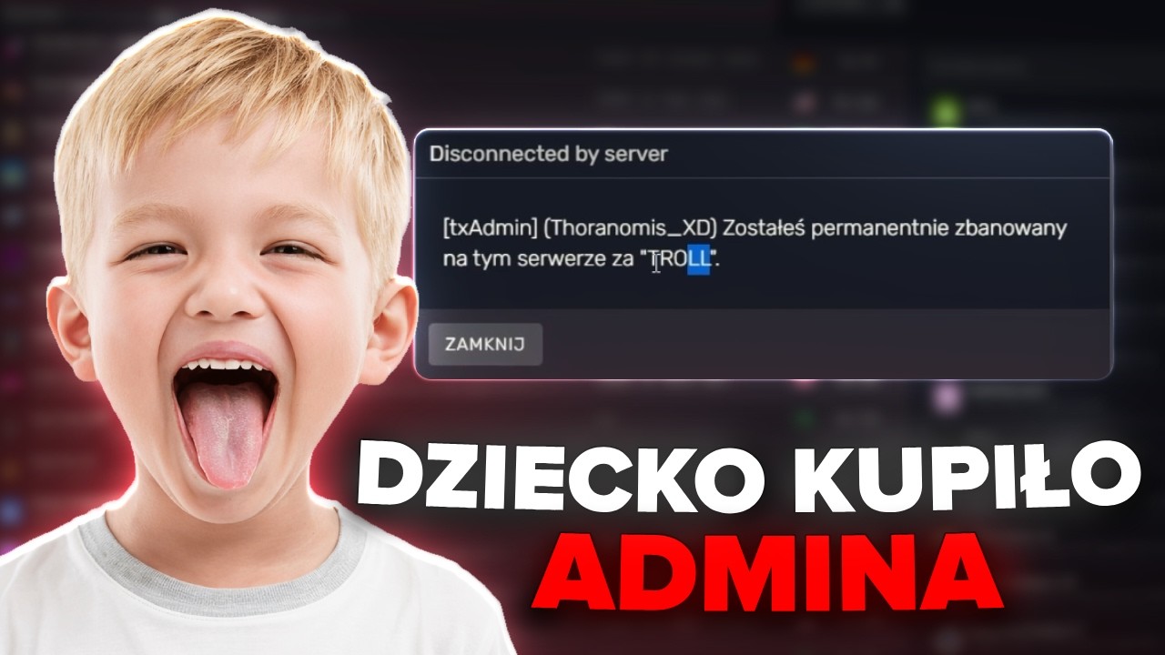 DZIECIAK KUPIŁ ADMINA I DAŁ MI PERMA