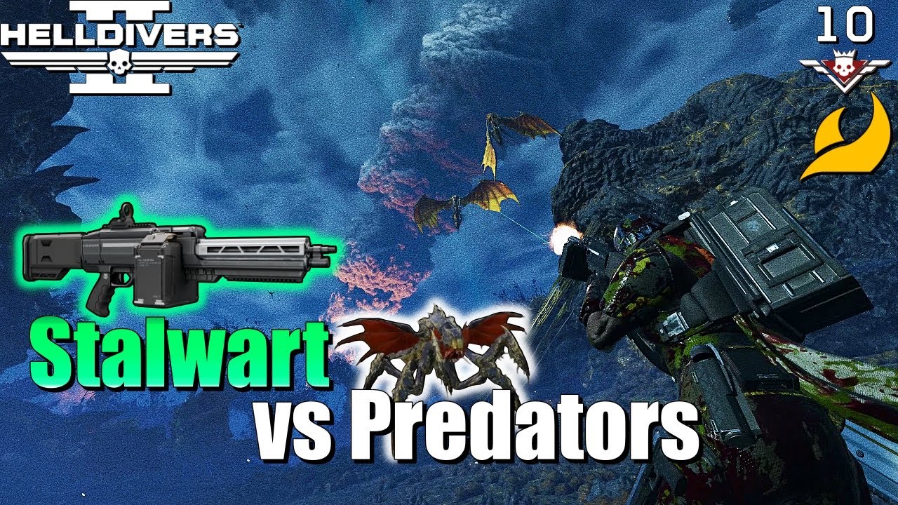 Helldivers 2 | Deleted Predators with Stalwart (No commentary Gameplay, No deaths, Max difficulty)