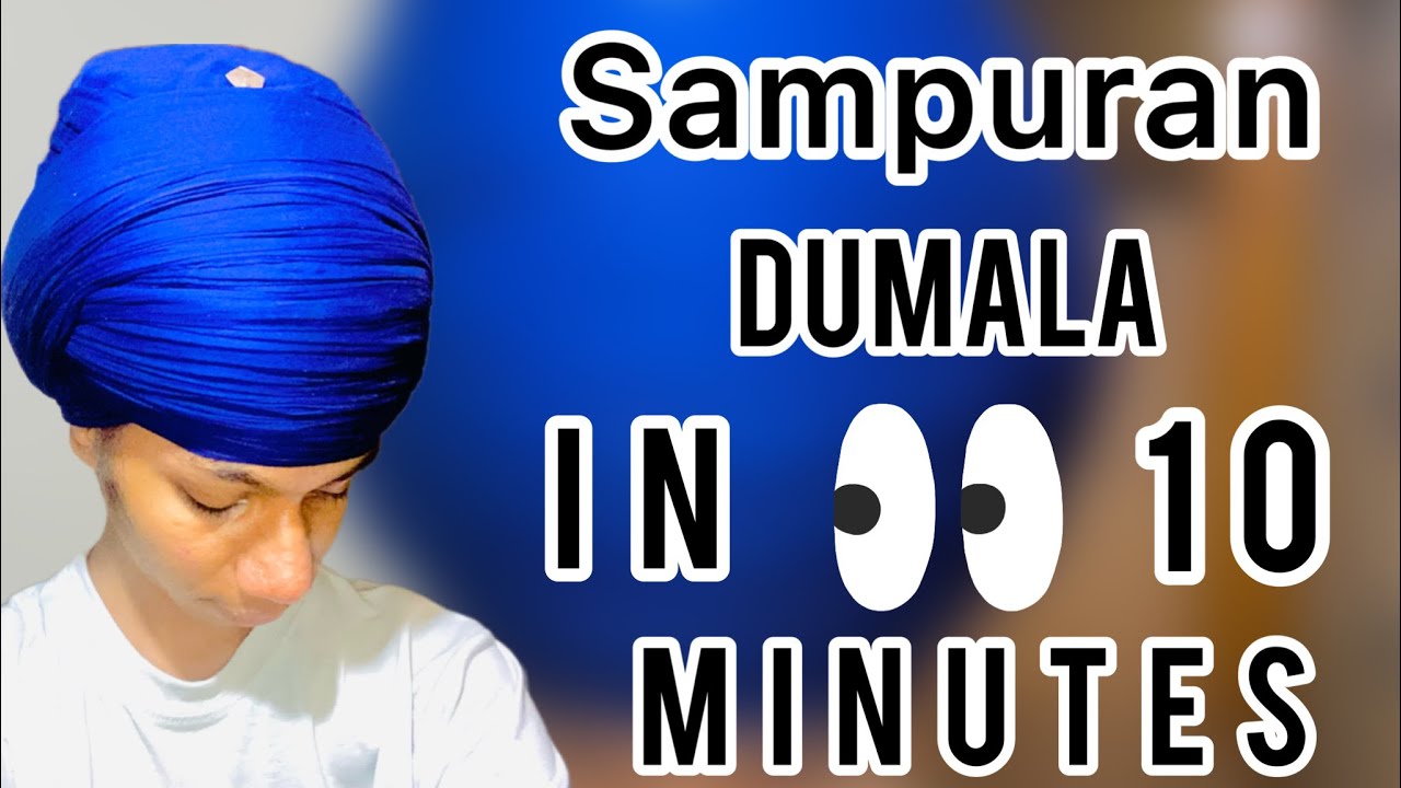 How to tie Sampuran dumala in 10 minutes 