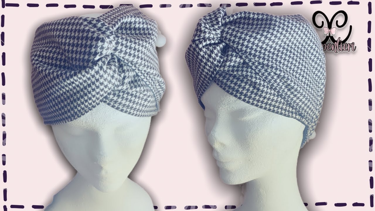 ✂️CUCIRE FASCIA TURBANTE double-face | Cucito sartoriale con @cri.carpent