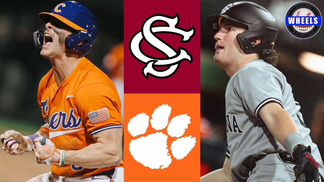 South Carolina vs #13 Clemson (Game 1) | 2025 College Baseball Highlights