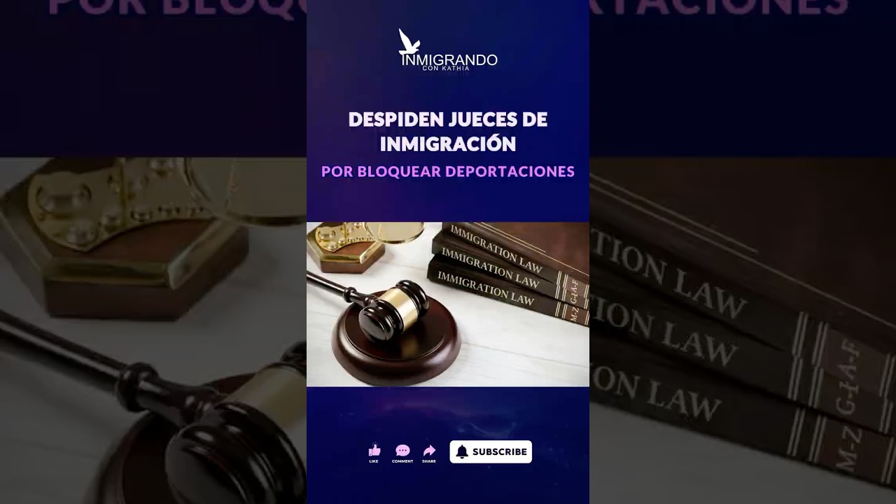 👨&zwj;⚖️ Despiden Jueces de Inmigraci&oacute;n por bloquear deportaciones
