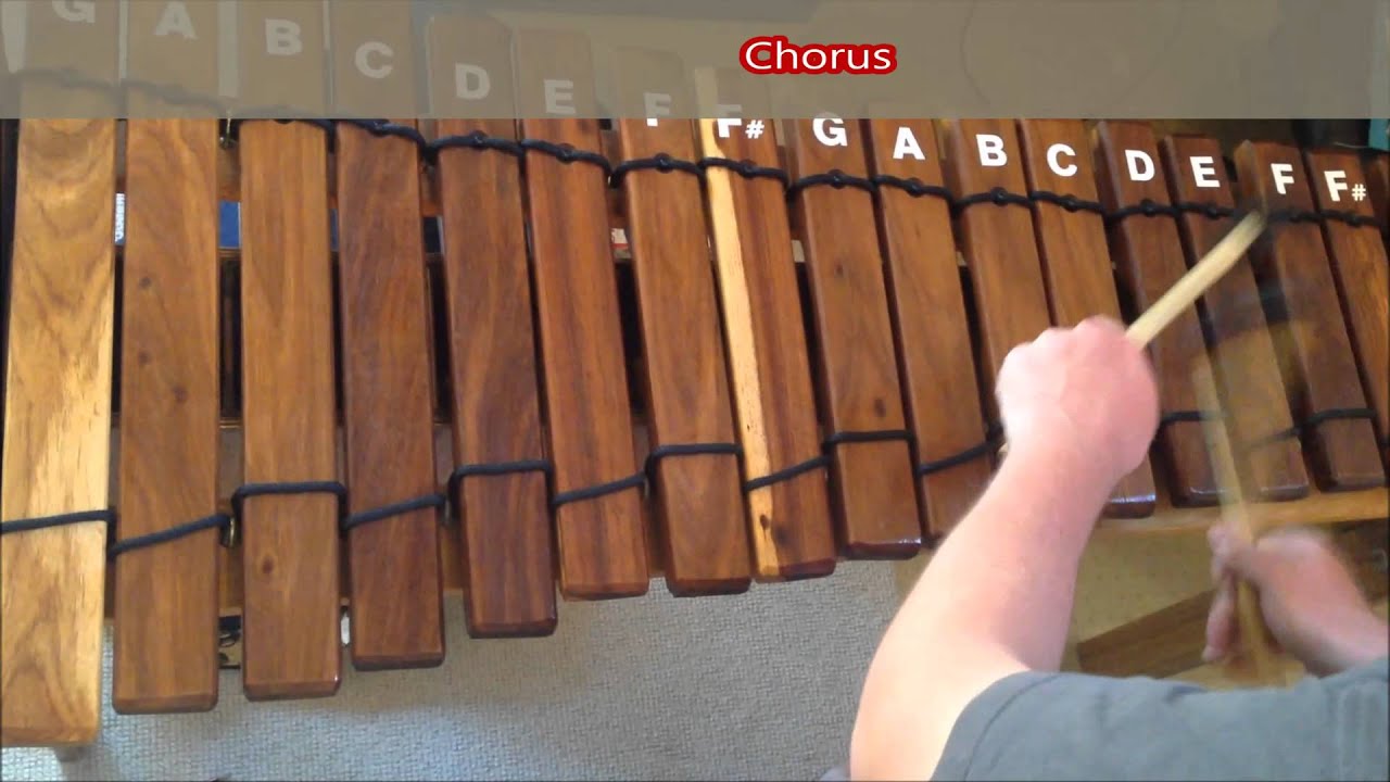 Burn it down by Linkin Park Tutorial on the Alto marimba