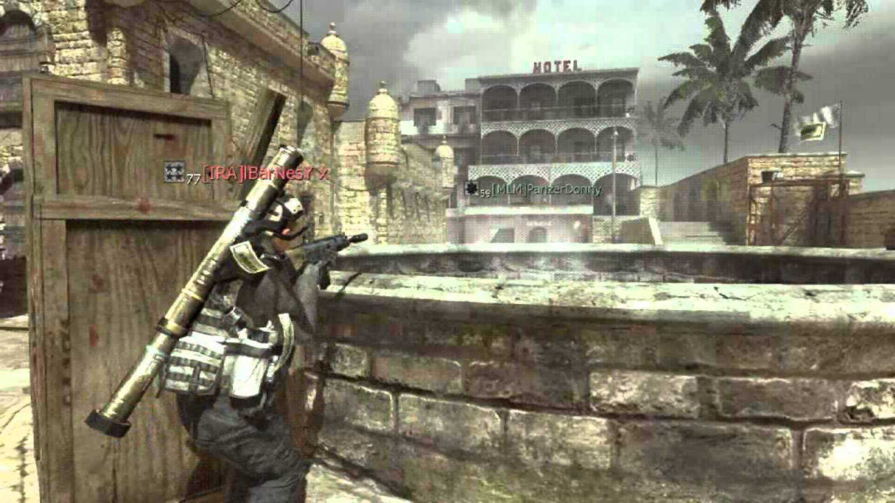 I demonstrate how acurate the new grenade launcher is - MW3 Game Clip