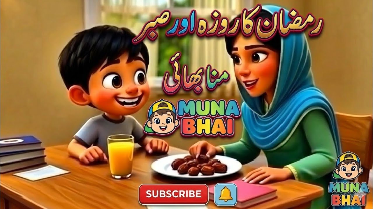 رمضان کا روزہ اور صبر | بچوں کے لیے خوبصورت کہانی | Muna Bhai