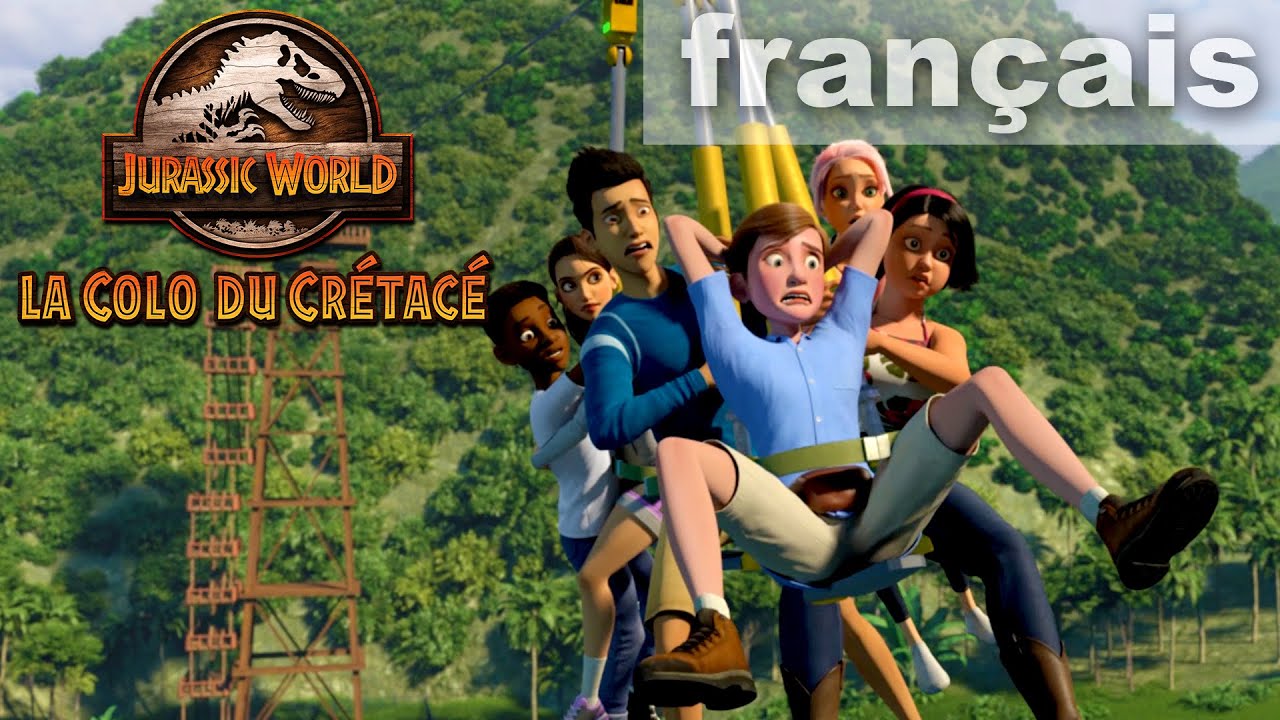 Tyrolienne | JURASSIC WORLD - LA COLO DU CR&Eacute;TAC&Eacute; | NETFLIX