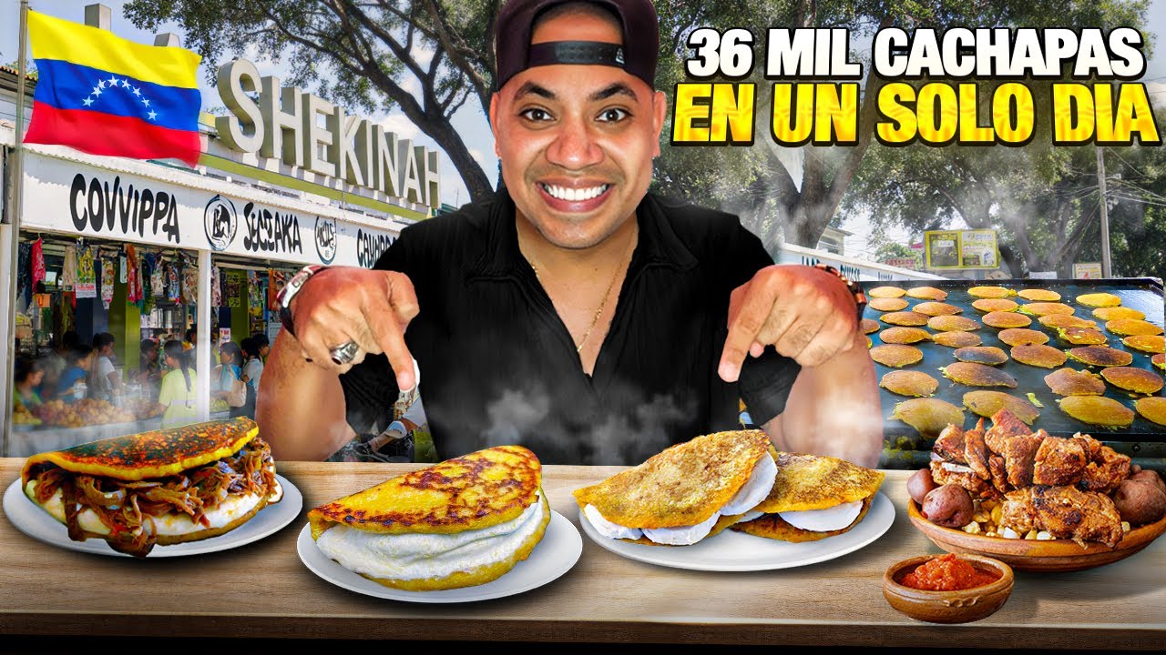 Descubre por qué se VENDEN 36.000 Cachapas al Día en Esta Calle de Venezuela