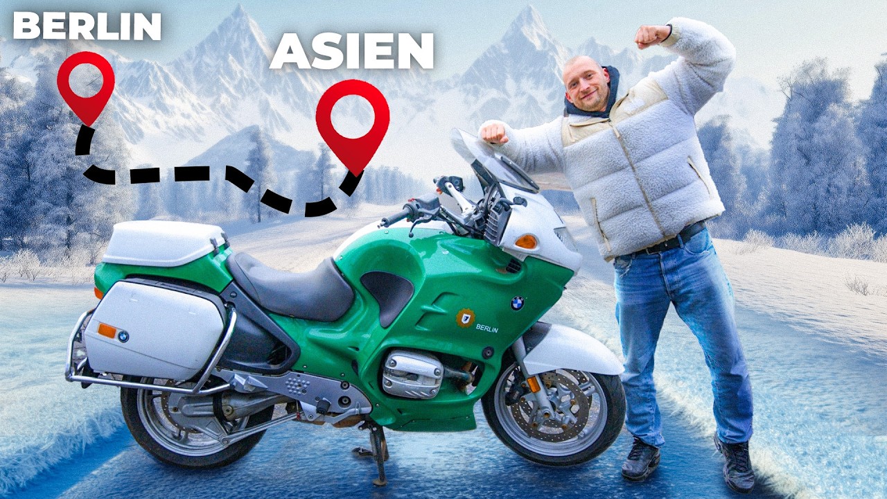 2500km Tour mit 1500€ alten Polizeimotorrad von Berlin nach Asien