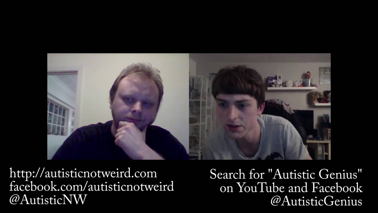 Joint Blab talk about autism: Chris Bonnello (Autistic Not Weird) meets Tom Bowes (Autistic Genius)