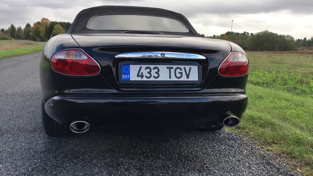 Jaguar XK8 with Adamesh Sports Exhaust Pipes