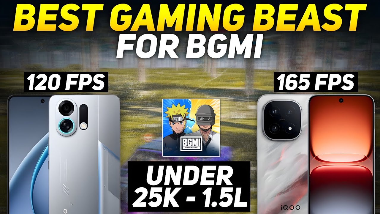 Best 120/90 FPS Gaming Phones for BGMI in 2026 &ndash; Gaming Phones Under ₹25,000 to ₹1 Lakh