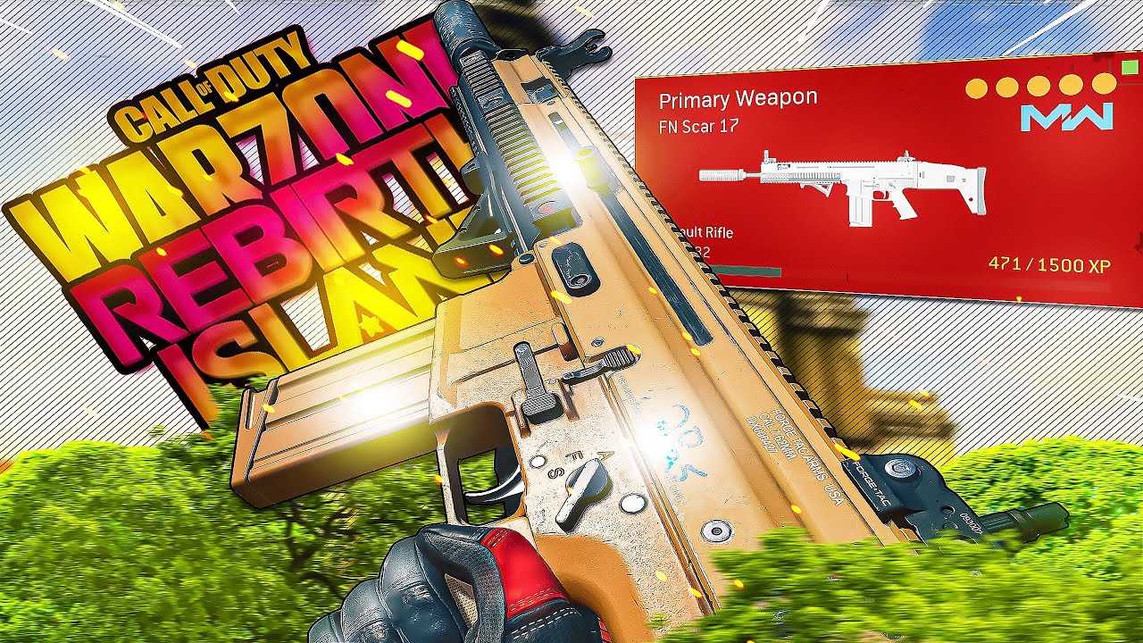 the *Buffed* SCAR is OVERPOWERED in Rebirth Island! (Best Scar Class Setup)