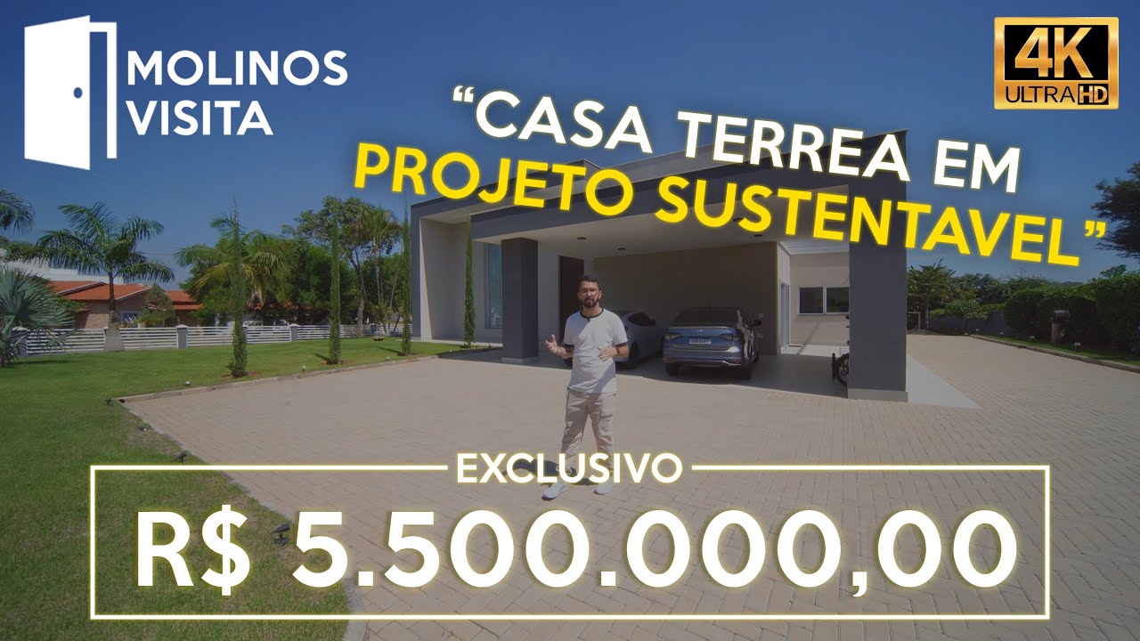 CASA SUSTENTÁVEL COM ÁREA GOURMET MARAVILHOSA EM CONDOMÍNIO FECHADO | MC4017 | Molinos Visita