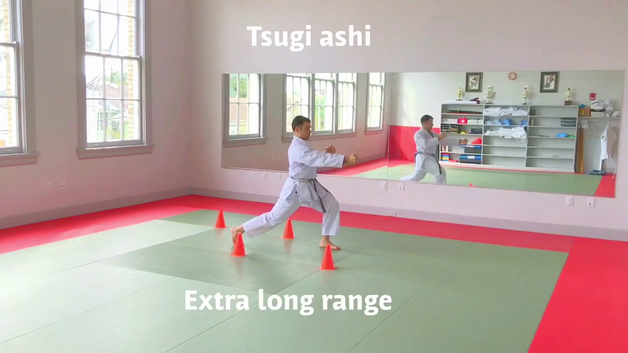 Gyaku Tsuki - reverse punch - KUMITE distance tutorial