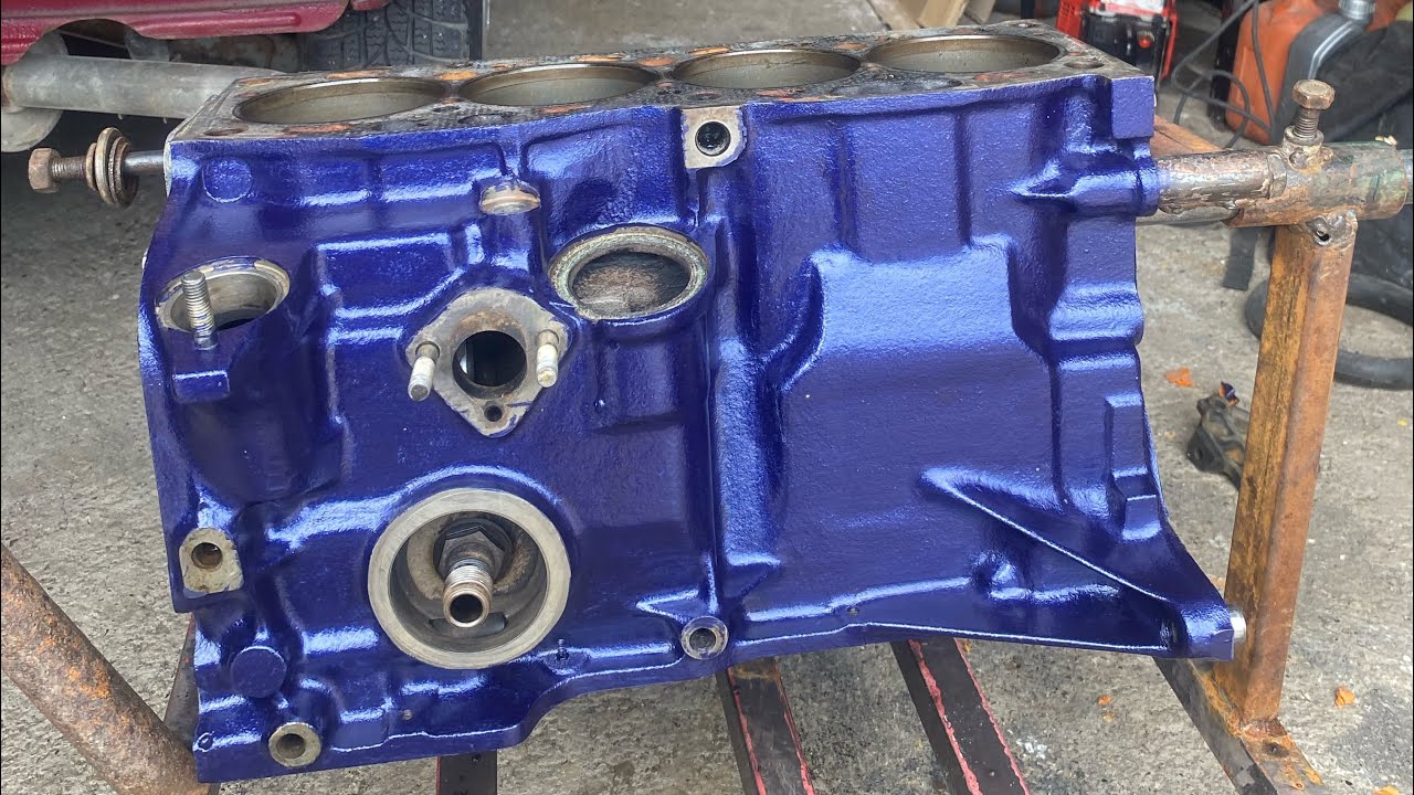 Yugo 1.3 projekat nije stao (part 5) ofarban je blok motora..