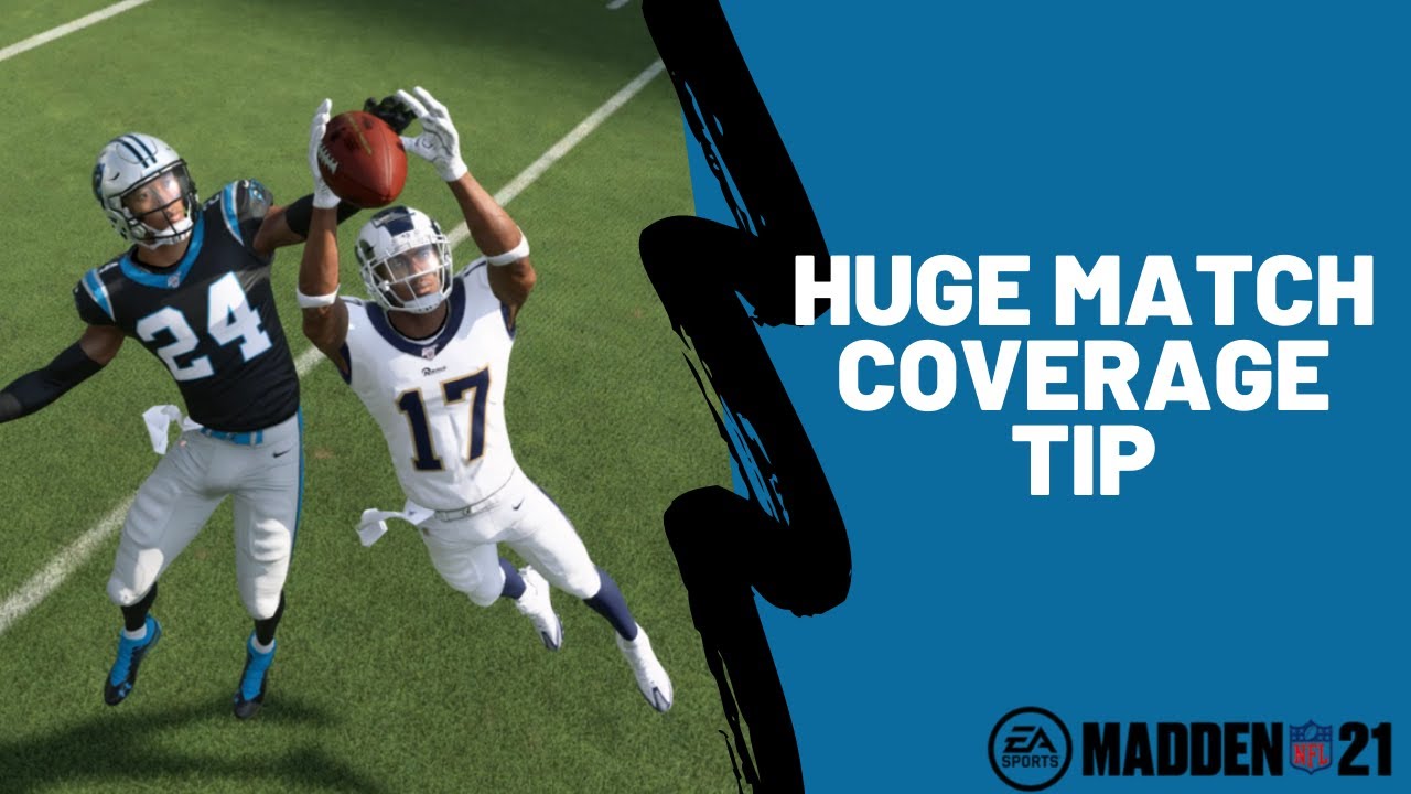 Madden 21 - This Secret Adjustment Will Improve Your Match Coverage In Madden|