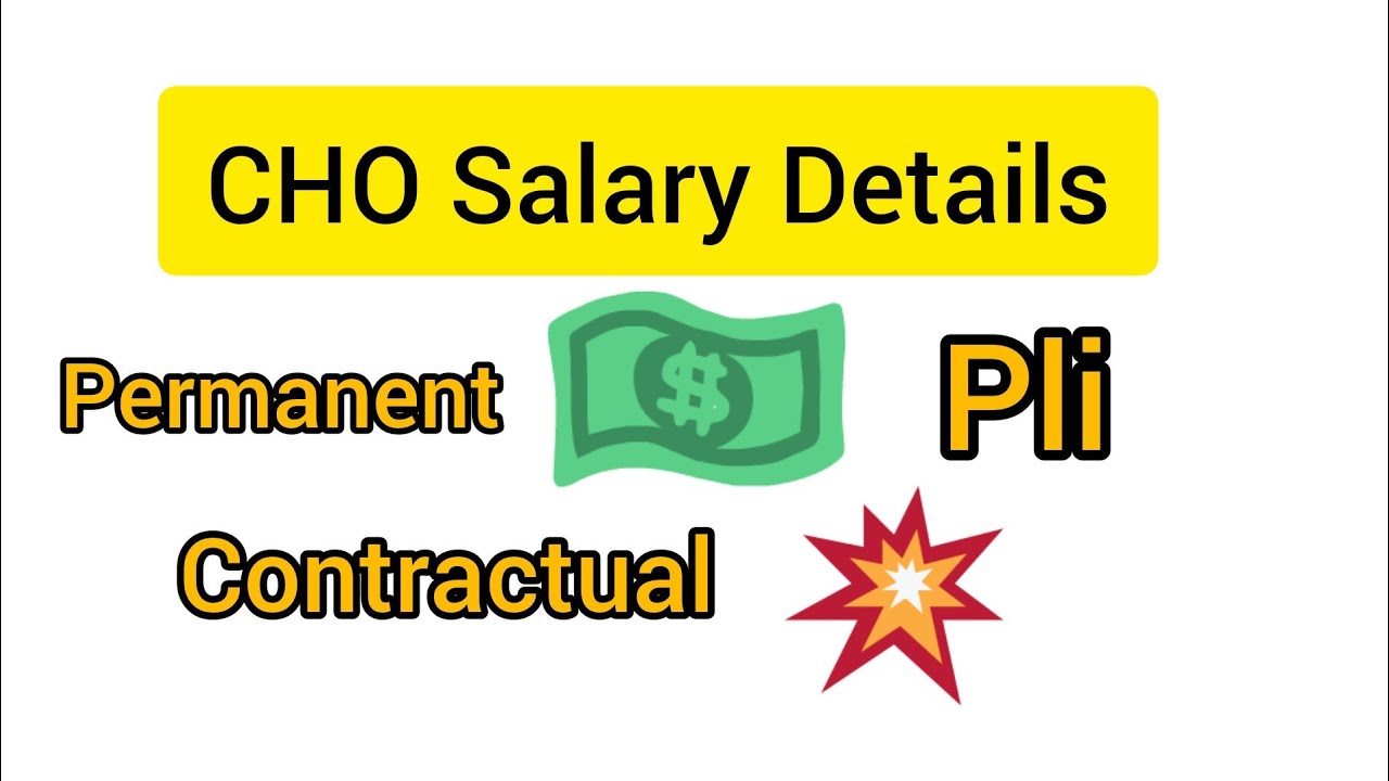 CHO salary in west Bengal #Community Health Officer 