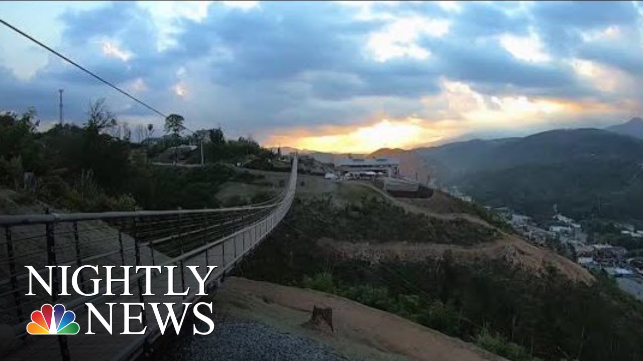 Take A Trip To The Longest Pedestrian Suspension Bridge In North America | NBC Nightly News