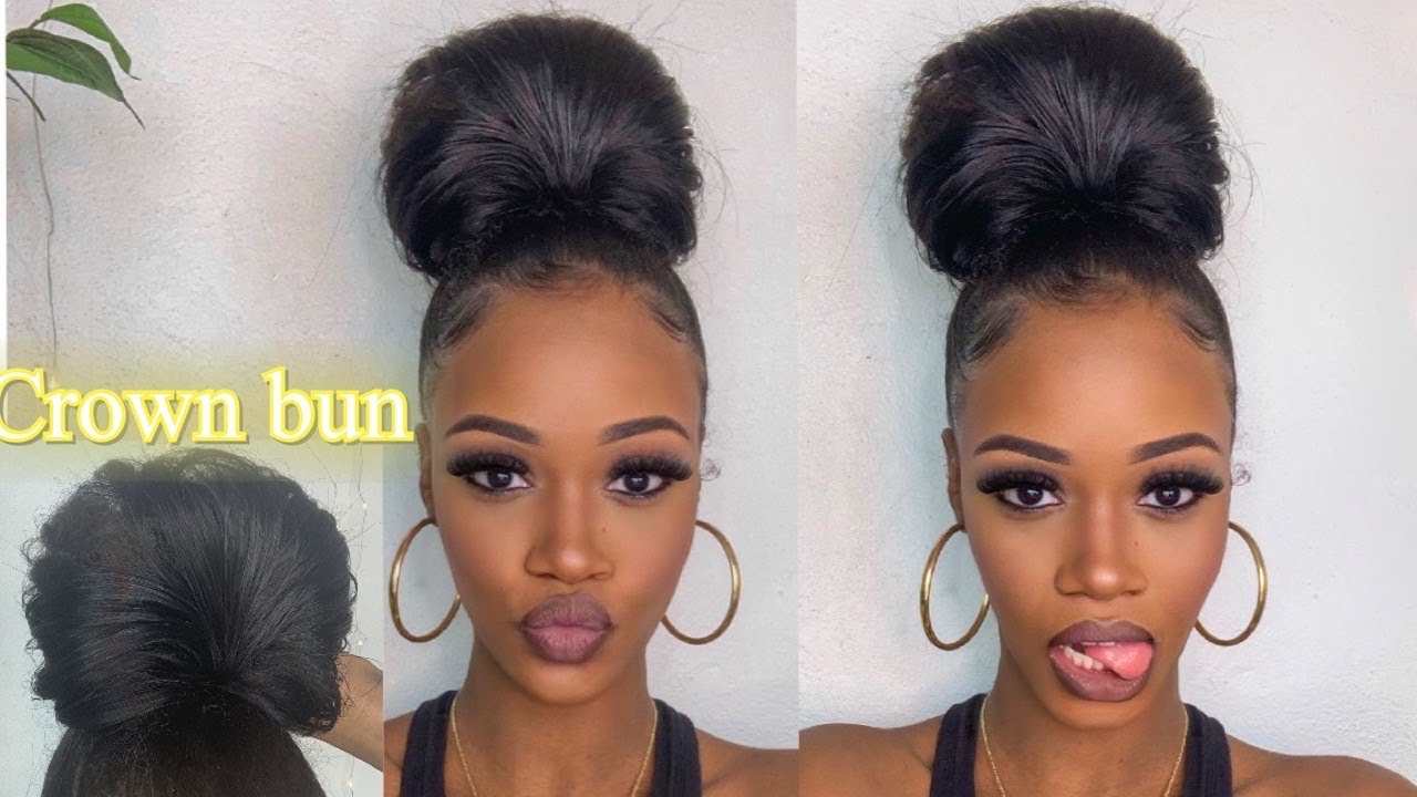 HOW TO: new big bun tutorial with weave (Fan bun)|ClaireFendy